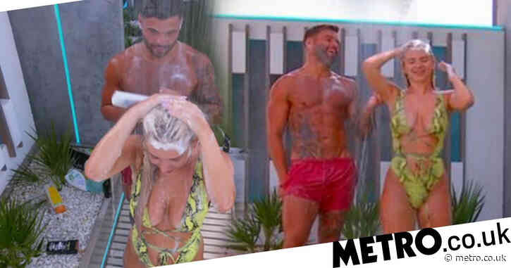 Love Island’s Jake brilliantly pranks Liberty in the shower leaving viewers cracking up