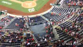 Shooting reported outside Nationals Park; game suspended