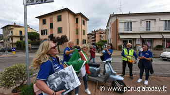Perugia omaggia Aldo Paggi: rotatoria intitolata al fondatore del Lambretta Club - PerugiaToday