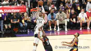 NBA Finals: Jrue Holiday steal, Giannis Antetokounmpo lob dunk could go down as Bucks' championship sequence