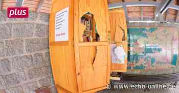 Bücherschrank in Heppenheim beschädigt - Echo Online