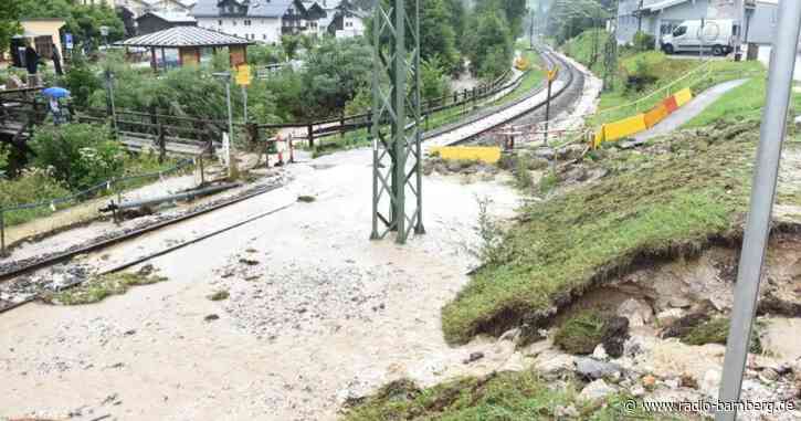 Unwetter: Zugverkehr im südlichen Oberbayern beeinträchtigt