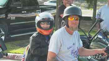 Bikers rev engines to escort 10-year-old to Houston to have brain surgery - KBTX