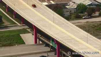 Watch: Elysian Viaduct, a major route into downtown Houston, is now open — and it's pretty colorful - KHOU.com