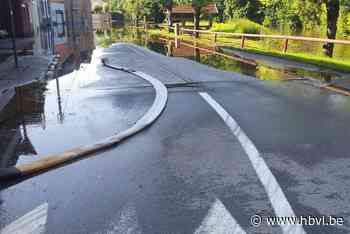 Velpe in Halen is aan het dalen: water wordt uit huizen gepompt - Het Belang van Limburg