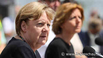 Flutkatastrophe: Merkel und Dreyer versprechen schnelle Hilfe