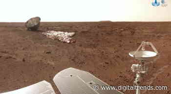 China’s Zhurong rover visits its parachute and backshell on Mars