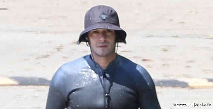 Adam Brody Enjoys a Day at the Beach in Malibu!