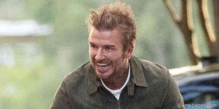 David Beckham Looks Totally Starstruck Meeting This Iconic Actor!