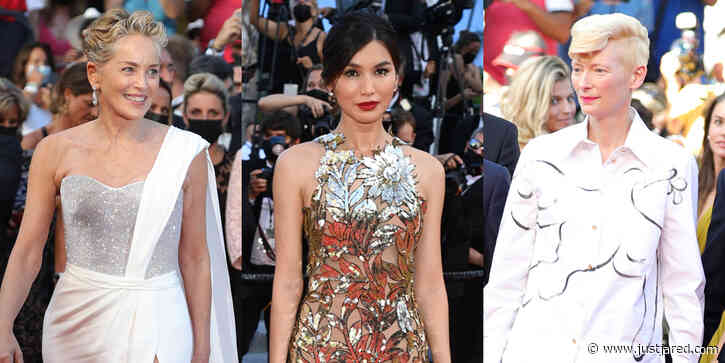 Sharon Stone, Gemma Chan, Tilda Swinton, & More Attend Cannes 2021's Closing Ceremony