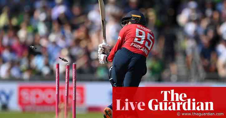 England set Pakistan 201 to win second men’s T20 and the series – live!