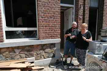Vlaams gezin springt in de bres voor familie in Angleur: “Het water stond hier 1,3 meter hoog"