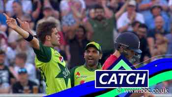England v Pakistan T20: Malan caught and bowled by Shaheen Afridi