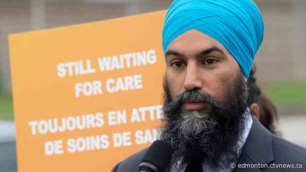 Jagmeet Singh continues Alberta tour with stop in Edmonton