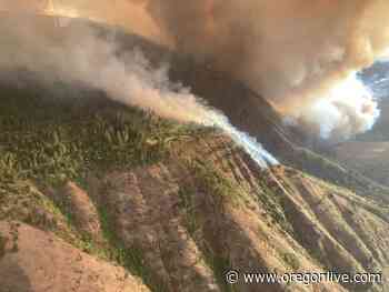 New 10,000-acre Elbow Creek fire prompts evacuations, forest closure in NE Oregon - OregonLive