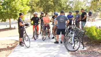 Fresno police bike with teens as part of new program