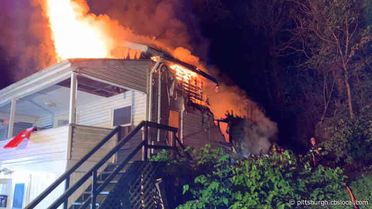 Multiple Fire Departments Respond To Abandoned House Fire In Beaver Falls