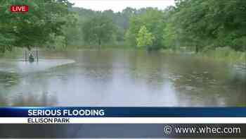 Parks Dept: 2-3 days needed for flood waters to subside, before cleanup can start