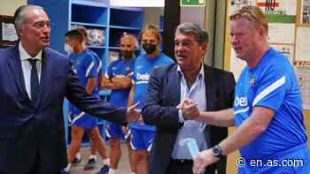 Ronaldo headline in Barcelona dressing room warns players of dangers of coronavirus - AS English