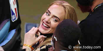 Adele makes rare public appearance courtside at NBA Finals, sparks dating rumors