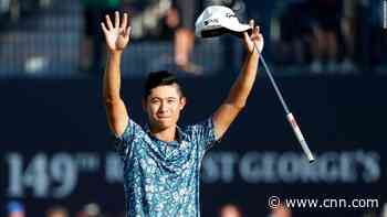 American makes history with Open win
