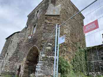A Pouancé, des fissures ont été constatées sur la Tour Porche - Haut Anjou