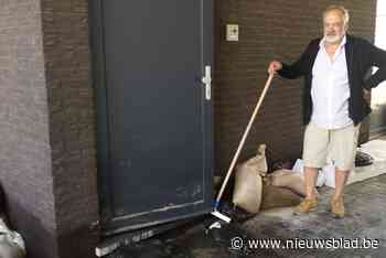 Inwoners Halen beginnen met opruimwerken nu water is weggetrokken