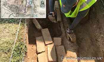 Road built in the 1800s is discovered at Civil War battleground in Fredericksburg, Virginia