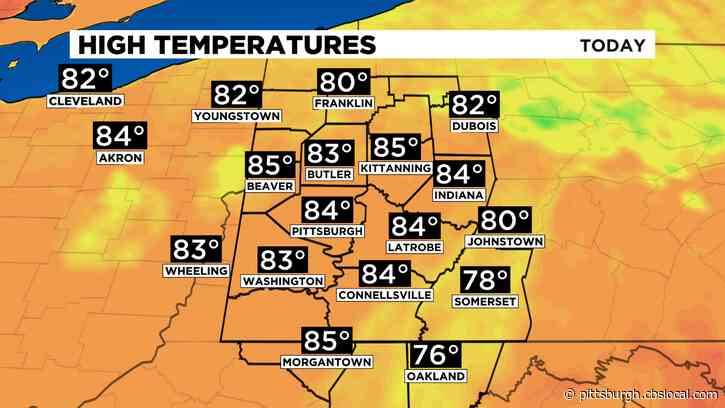 Pittsburgh Weather: Low Rain Chances And Plenty Of Sunshine
