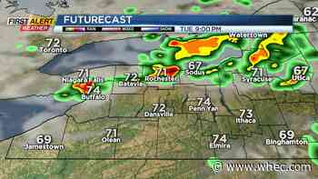 First Alert Weather: Hazy sky Monday with thunder threat Tuesday night