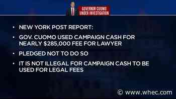Report: Cuomo using campaign funds for legal battle