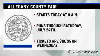 Allegany County Fair begins Monday
