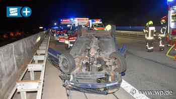 Unfall in Siegen: Clio überschlägt sich auf HTS – 5 verletzt - Westfalenpost