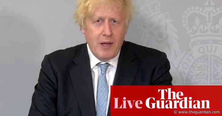 UK Covid live: Boris Johnson gives coronavirus update from isolation