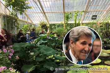 John Kerry at Kew Gardens for climate crisis speech