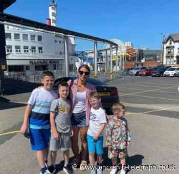 Coleen Rooney takes kids on sun-soaked trip to Blackpool