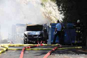 Les pompiers toujours sur le qui-vive après le feu chez Emmaüs à Saint-André-de-la-Roche