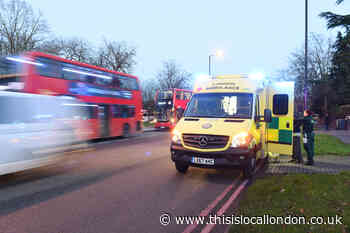 Several injured in south London ambulance crash
