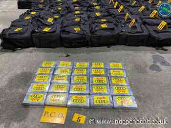 Costa Rica seizes 4.3 tonnes of Colombian cocaine in one of its biggest drugs busts in history