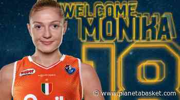 A1 Femminile - Beretta Famila Schio, Monika Grigalauskyte di supporto sotto i tabelloni - Pianetabasket.com