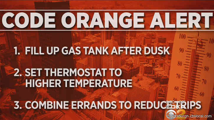 Code Orange Air Quality Action Day Issued For Pittsburgh Area Due To Wildfires In Canada