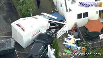 Police: Driver Suffered Apparent Medical Episode Before Slamming Into Long Island Home - CBS New York