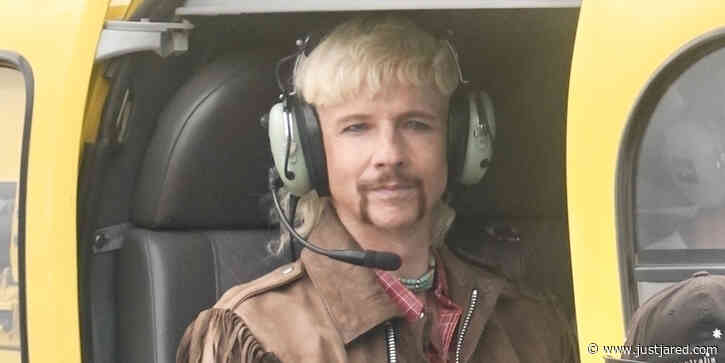 John Cameron Mitchell Films Scenes Inside a Helicopter for 'Joe Exotic' TV Series