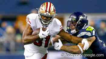 Beat writer wonders if offseason additions could tempt 49ers to trade Raheem Mostert