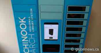 Micro-library installed in Waterton Lakes National Park