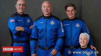 Jeff Bezos to blast into space aboard New Shepard rocket ship