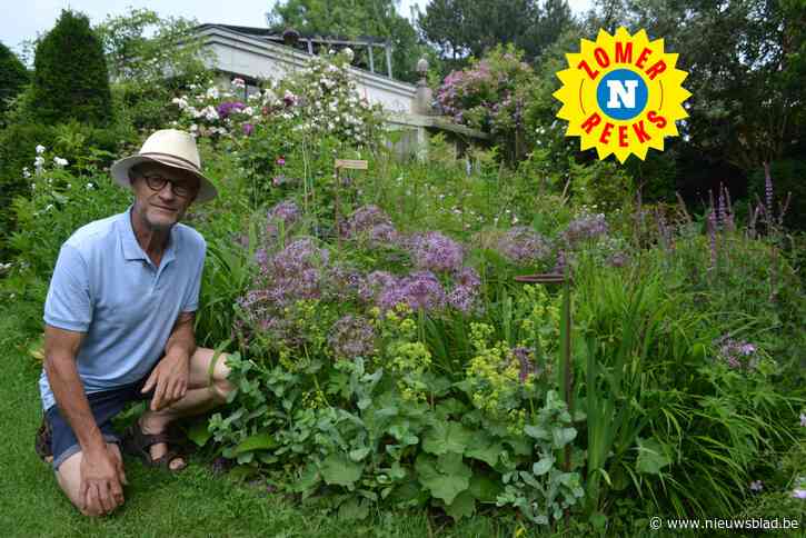 Verpleger op rust Marc (67) ontwerpt in bijberoep tuinen en schrijft er ook boeken over: “Ik wil mijn kennis niet verloren laten gaan”