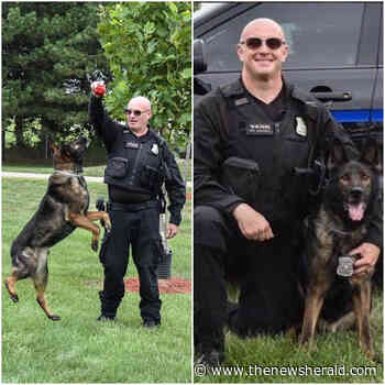 Thousands salute K-9 Officer Bruno in retirement send-off - Southgate News Herald
