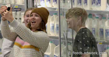 Olympic Athletes Train in a Grocery Store Fridge to Hype Milk as a Performance Drink