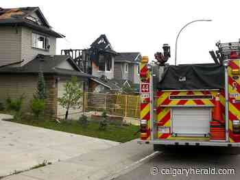 Three homes severely damaged in N.W. Calgary fire - Calgary Herald